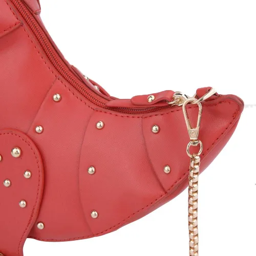 Vista 7 de QZUnique Bolso de hombro de tiburón de dinosaurio para mujer, diseño de animales 3D, con cremallera, bolso cruzado tipo mensajero para niña