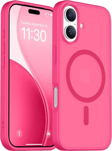Vista 15 de Red2Fire Funda magnética para iPhone 13 Pro Max, protección completa mejorada de la cámara, compatible con MagSafe, funda protectora translúcida