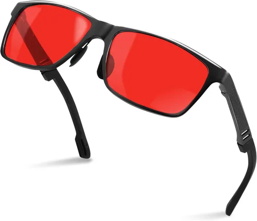Vista 11 de IBOANN Blue Light Glasses for Men - Lightweight Al-Mg Metal, Gaming Computer Blocking Glasses, Eye Protection Anti Eyestrain