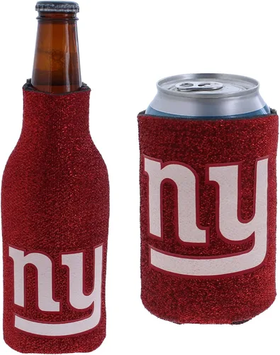 Vista 13 de Soporte aislante para latas y botellas de fútbol americano enfriador de bebidas Huggie (Nueva Orleans (Saints) - Negro) Nueva Orleans (Santos)