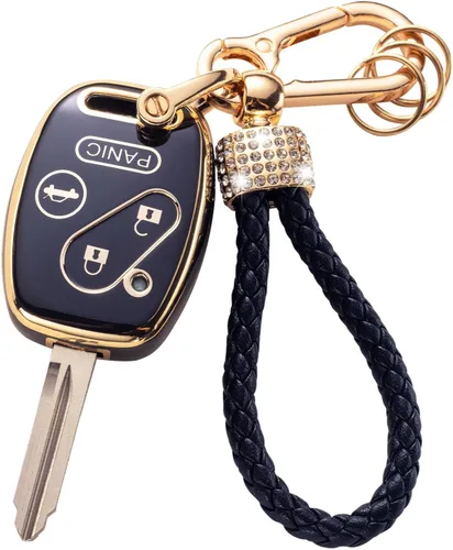 Vista 34 de Gematay - Funda para llavero Cadillac, carcasa protectora compatible con Escalade CTS SRX XT5 ATS CT6 5 botones llave remota Smart Key Protector