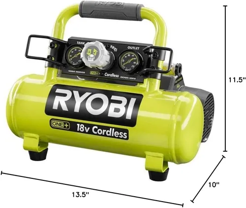 Vista 10 de RYOBI 18V ONE+™ Compresor de aire de 1 galón