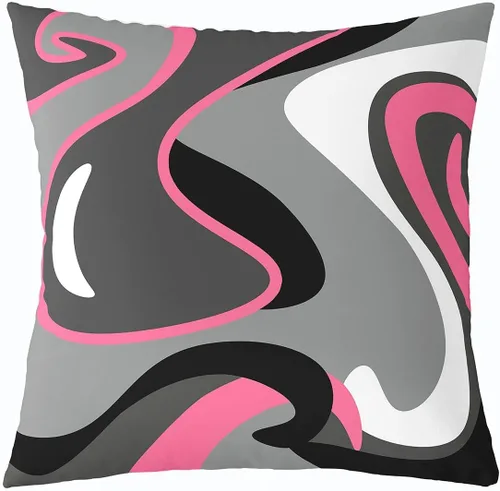 Vista 9 de Paquete de 4 fundas de almohada decorativas geométricas, juego de fundas de cojín cuadradas geométricas para sofá, dormitorio, sala de estar, línea