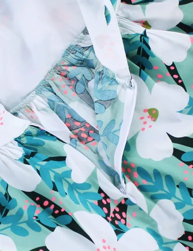 Vista 109 de Vestido de verano para niña, de algodón, con diseño floral