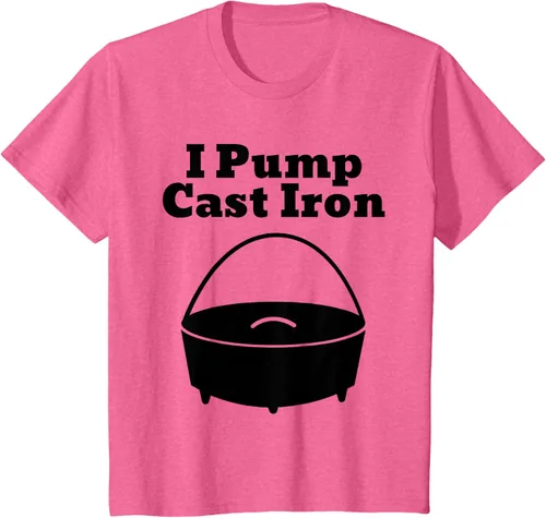 Vista 35 de I Pump - Camiseta de hierro fundido para cocinar al horno holandés