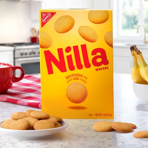Vista 5 de Galletas Nilla de Oblea de Vainilla, 11 oz