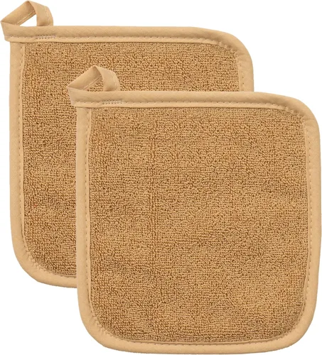 Vista 29 de RITZ Guante de olla y protector térmico de rizo: Resistente al calor sin igual, duradero 100% algodón – Diseñado ergonómicamente para un agarre