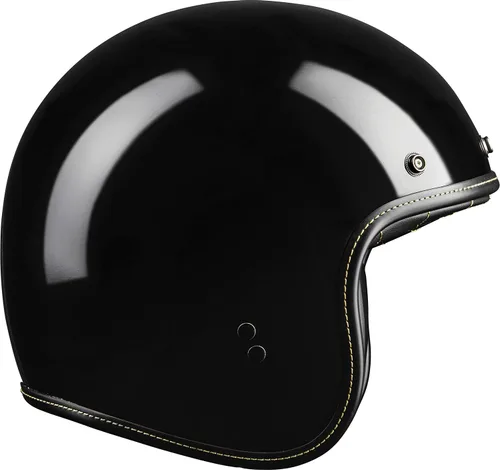 Vista 2 de .38 Casco retro NEGRO MATE XL