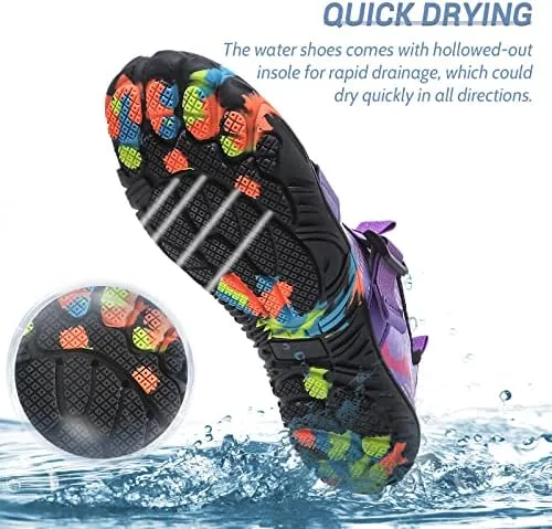 Vista 3 de Zapatos de agua para hombre zapatos de natación de secado rápido para hombres y mujeres, zapatos antideslizantes para playa, senderismo, buceo