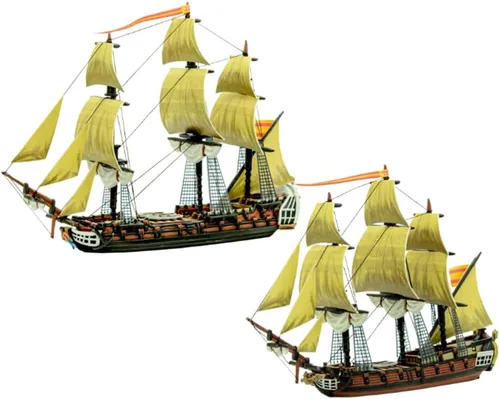 Vista 2 de Warlord Games Black Seas: Juego de buques mercantes Figuras y accesorios de Hobby, Miniaturas de 1.102 in para Wargaming de mesa