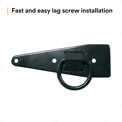 Vista 4 de 3M DBI-SALA 2103677 - Anclaje para techo, reutilizable, compacto para techos planos o inclinados de madera, con anilla en D, color negro