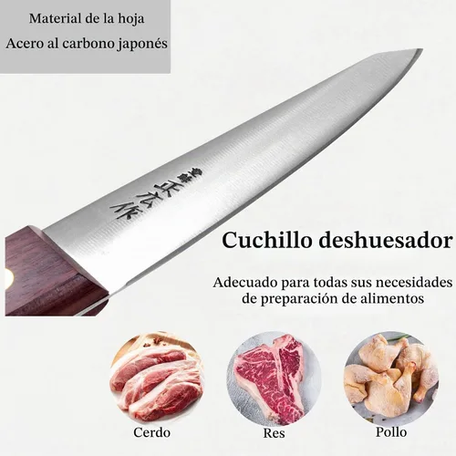 Vista 2 de Masahiro - Cuchillo japonés para deshuesar honesuki, 5.9 pulgadas, 150mm