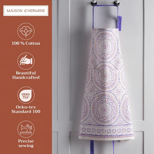 Vista 443 de Maison d' Hermine Delantales para mujer con bolsillo, 100% algodón (27.50 x 31.50 pulgadas)