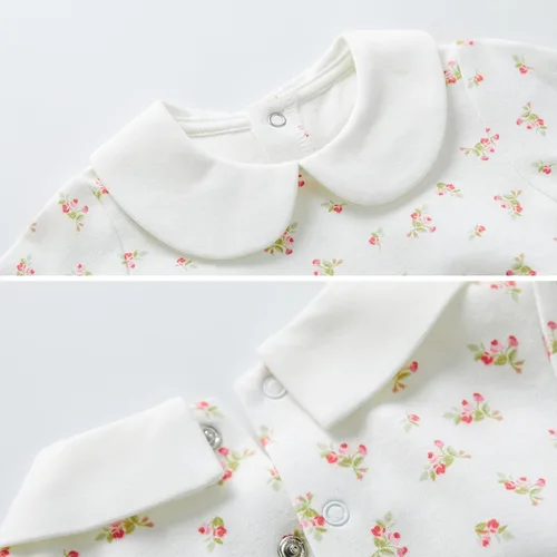 Vista 102 de pureborn Vestido de bebé niña 0-24 meses