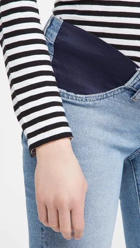 Vista 6 de DL1961 Patti Jeans rectos de maternidad de tiro medio para mujer