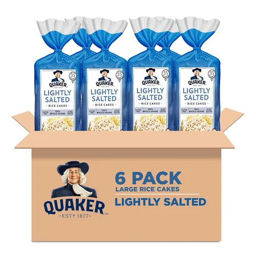 Vista 9 de Quaker crujientes de arroz, paquete con 6 variedades de sabores