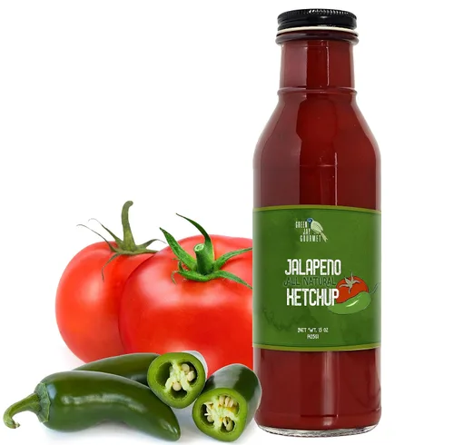 Vista 7 de Green Jay Gourmet Ketchup de tocino - Ketchup de tomate totalmente natural con pasta de tomate, tocino real y especias gourmet, no contiene