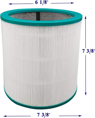 Vista 2 de Filtro de repuesto para purificador Dyson TP01 TP02 TP03 AM11 Pure Cool Link Tower Purifier, compatible con parte # 968126-03