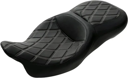 Vista 10 de Almohadilla de respaldo envolvente King Chopped Trunk Fit para Harley 2014-2023 Road King Street Glide