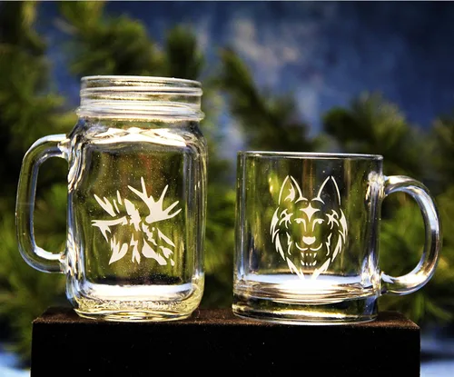 Vista 8 de Armour Products 21-1657 Over N Over Glass - Plantilla de grabado, 5 x 8 pulgadas, Wild Things