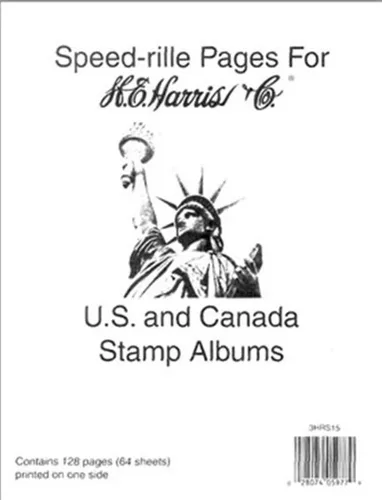 Vista 27 de Harris USA Liberty sello álbum con imágenes/ilustraciones parte A 1847-1994 Carpeta de páginas y libertad
