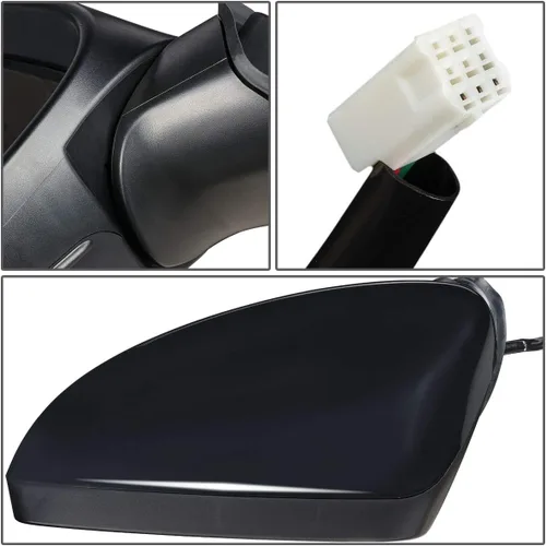 Vista 3 de DNA Motoring OEM-MR-MA1320181 Espejo de puerta lateral izquierdo con estilo de fábrica compatible con Mazda 3 14-15