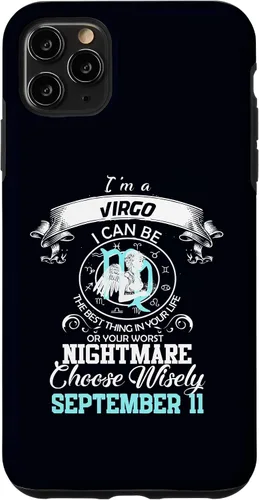 Vista 13 de Virgo Zodiac Sign Astrology Horoscope September 11 Birthday Case for iPhone 17