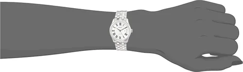 Vista 5 de Mido Belluna Lady - Reloj automático suizo para Mujer - Esfera plateada - Caja de 1.260 in - M0242071103300, plateado, Pulsera