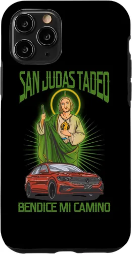 Vista 27 de Funda para iPhone 16 San Judas Tadeo Bendice Mi Camino