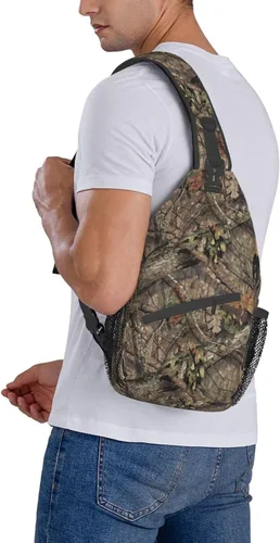 Vista 6 de VOOHDDY Bolso cruzado para mujeres y hombres, mochila de viaje para senderismo, bandolera, bolsa de pecho, casual, bolsa deportiva