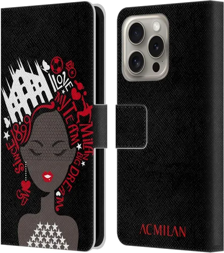 Vista 118 de Head Case Designs Officially Licensed AC Milan Dream Big Children Leather Wallet Case Compatible with Apple iPhone 11