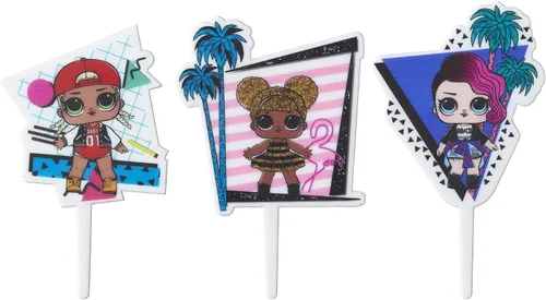Vista 2 de DecoPac L.O.L. Surprise! Born to Sparkle Cake Topper DecoSet® - Decoración para tartas