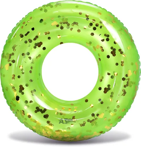 Vista 43 de POZA Flotador de Tubo Inflable para Piscina – Anillo de natación de confeti brillante, Tubo Inflable de Servicio Pesado Resistente a los Rayos UV