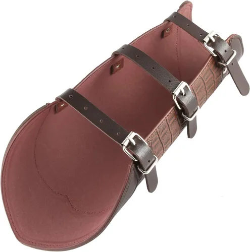 Vista 4 de HZMAN Leather Gauntlet Wristband Medieval Arm Armor Viking Arm Guards Bracers for Men Women