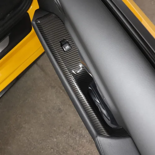 Vista 5 de Daeiclru Cubierta de botón de interruptor de elevación de vidrio de ventana interior para Toyota Supra GR A90 A91 MK5 2019-2022, cubierta de marco