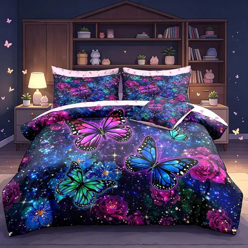 Vista 25 de Bodhi Juego de edredón deportivo 3D de baloncesto para adolescentes y niños, juego de ropa de cama de microfibra suave con fundas de almohada 4003