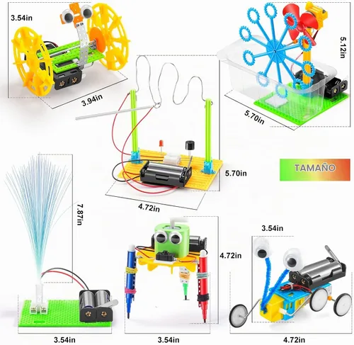 Vista 5 de STEM Toys Kits de ciencia para niños, robótica, regalos de cumpleaños