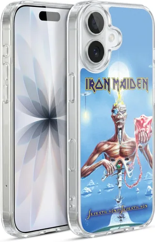 Vista 118 de Head Case Designs Funda de gel suave con licencia oficial de Iron Maiden Brave New World, compatible con Apple iPhone 7 Plus/iPhone 8 Plus Nuevo