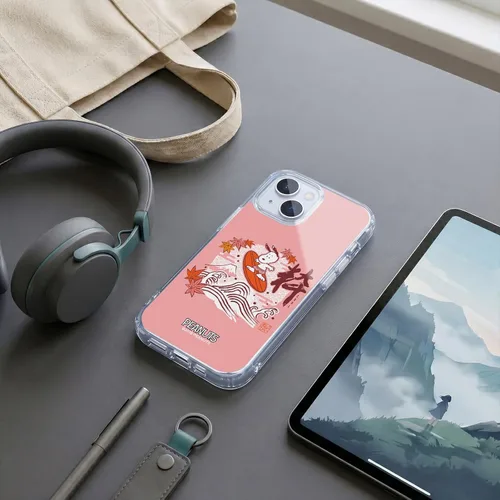 Vista 56 de Carcasa de gel para iPhone 7 Plus/iPhone 8 Plus, diseño de Snoopy Oriental de Peanuts, Badges