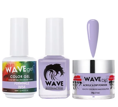 Vista 65 de WAVEGEL - Juego de gel de remojo, laca de uñas y polvo acrílico a juego - Colección Simplicity - #P109 Blizzard