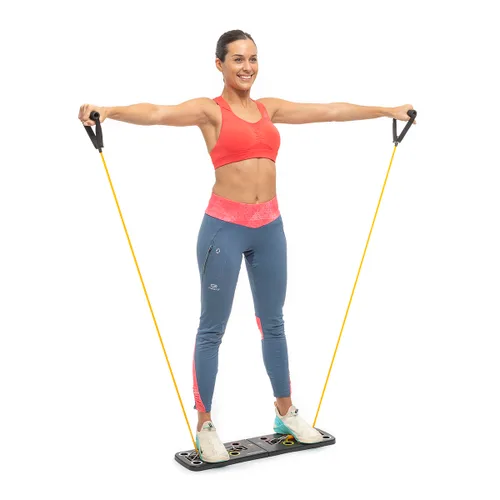 Vista 17 de Tabla de Flexiones Push-Up con Bandas de Resistencia y Guía de Ejercicios Pulsher InnovaGoods