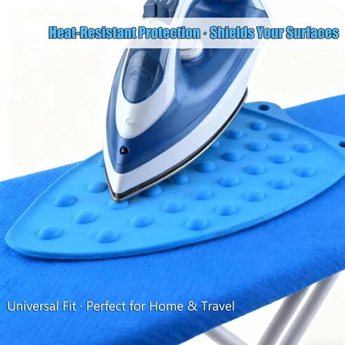 Vista 3 de LeLehome Almohadilla de silicona para tabla de planchar, resistente al calor caliente, alfombrilla compacta de vapor, antideslizante, herramientas