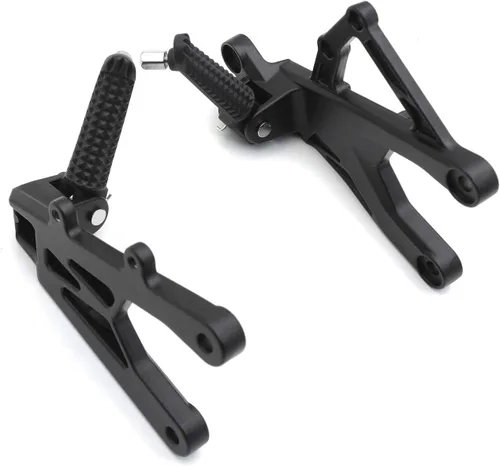Vista 7 de Soporte de pie delantero negro compatible con YZF R1 R1S R1M 2015-2018 [P/N: MT390-046-BK]