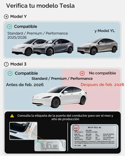 Vista 2 de Spigen Organizador de almacenamiento debajo de pantalla para Tesla Model Y Negro