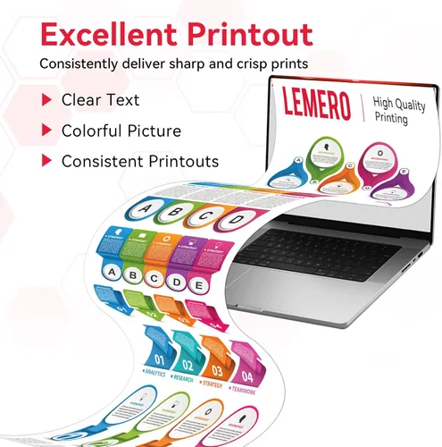 Vista 4 de LEMERO Cartuchos de tóner 067 compatibles con Canon 067 067H, juego de cartuchos de tóner para impresora Canon MF656Cdw MF654Cdw MF653Cdw LBP632Cdw