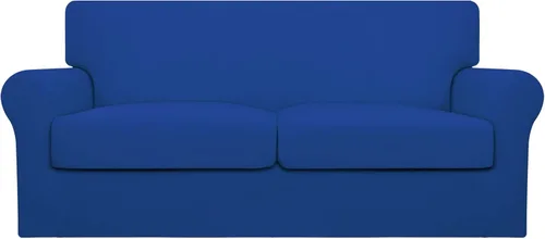 Vista 71 de Easy-Going Funda de sofá suave y elástica de 3 piezas para perros, funda de sofá lavable para sofá de 2 cojines separados, protector elástico