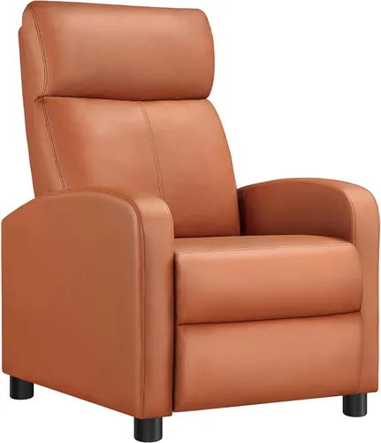 Vista 12 de Yaheetech Silla reclinable de pana para sofá individual, asiento de cine en casa, silla reclinable moderna ajustable para sala de estar, dormitorio