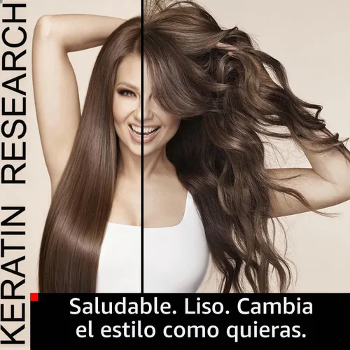 Vista 2 de Brasileña queratina pelo soplado tratamiento 33.8 fl oz profesional complejo fórmula probada resultados sorprendentes queratina queratina brasileña