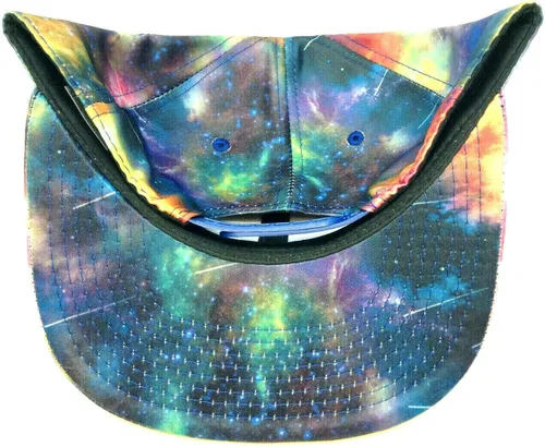 Vista 3 de August Caps Tie Dye Galaxy Sublimated All Over Print Snapback