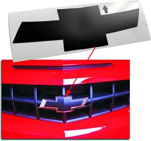 Vista 8 de Calcomanía delantera para insignia frontal de auto, (3D Carbon Fiber) Color de la pegatina: Fibra